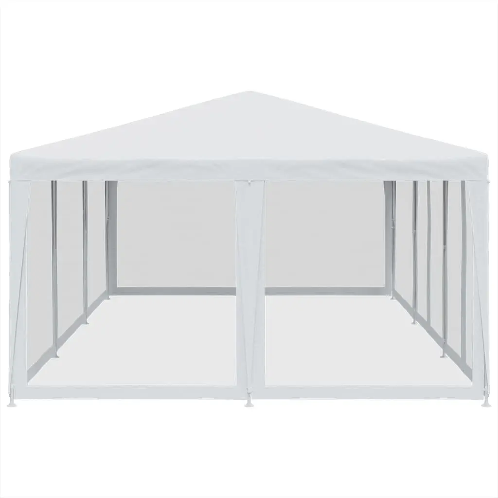 6x4m White Party Tent with Water-Resistant Roof