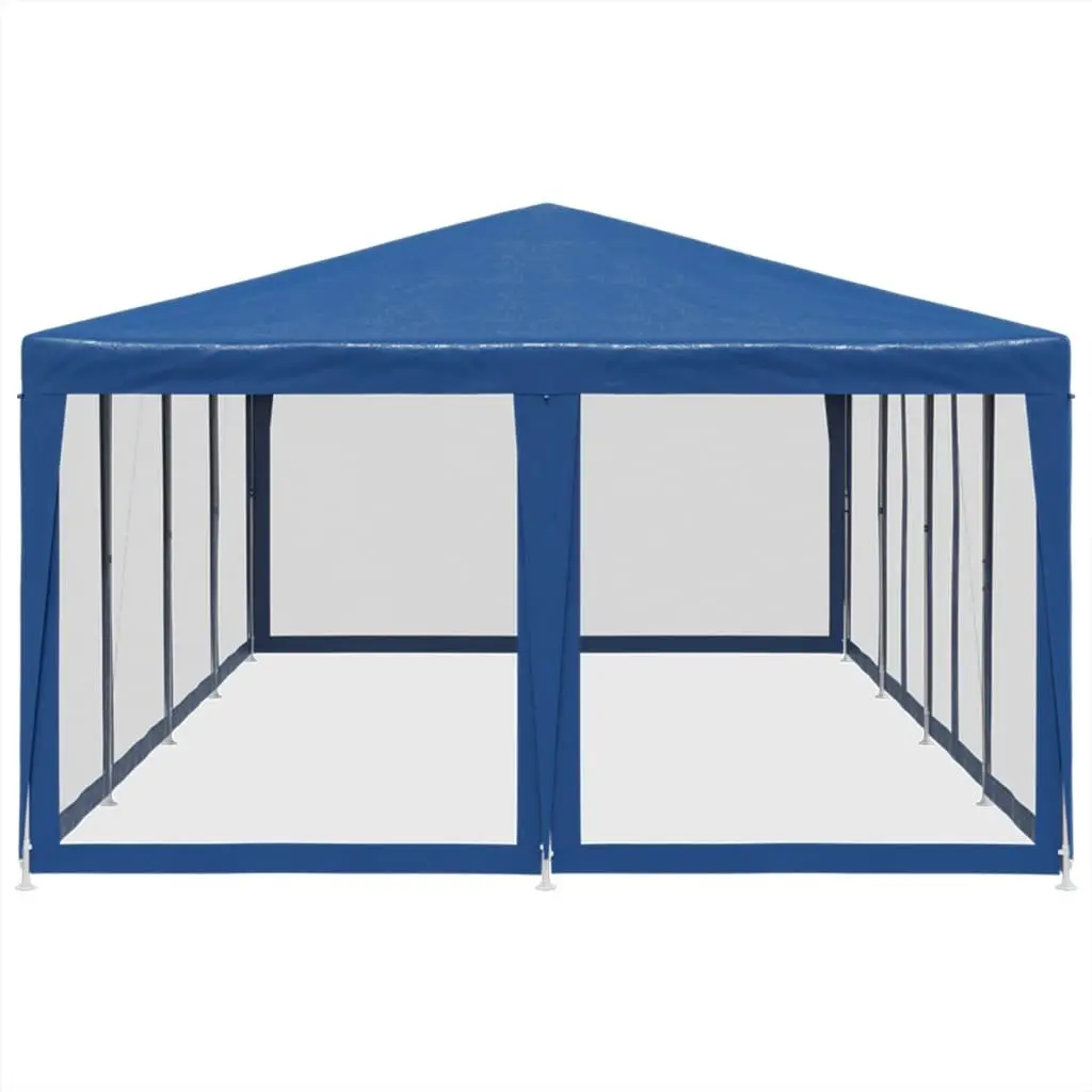 Party Tent Outdoor Gazebo 8x4m with 12 Mesh Sidewalls Garden Shelter