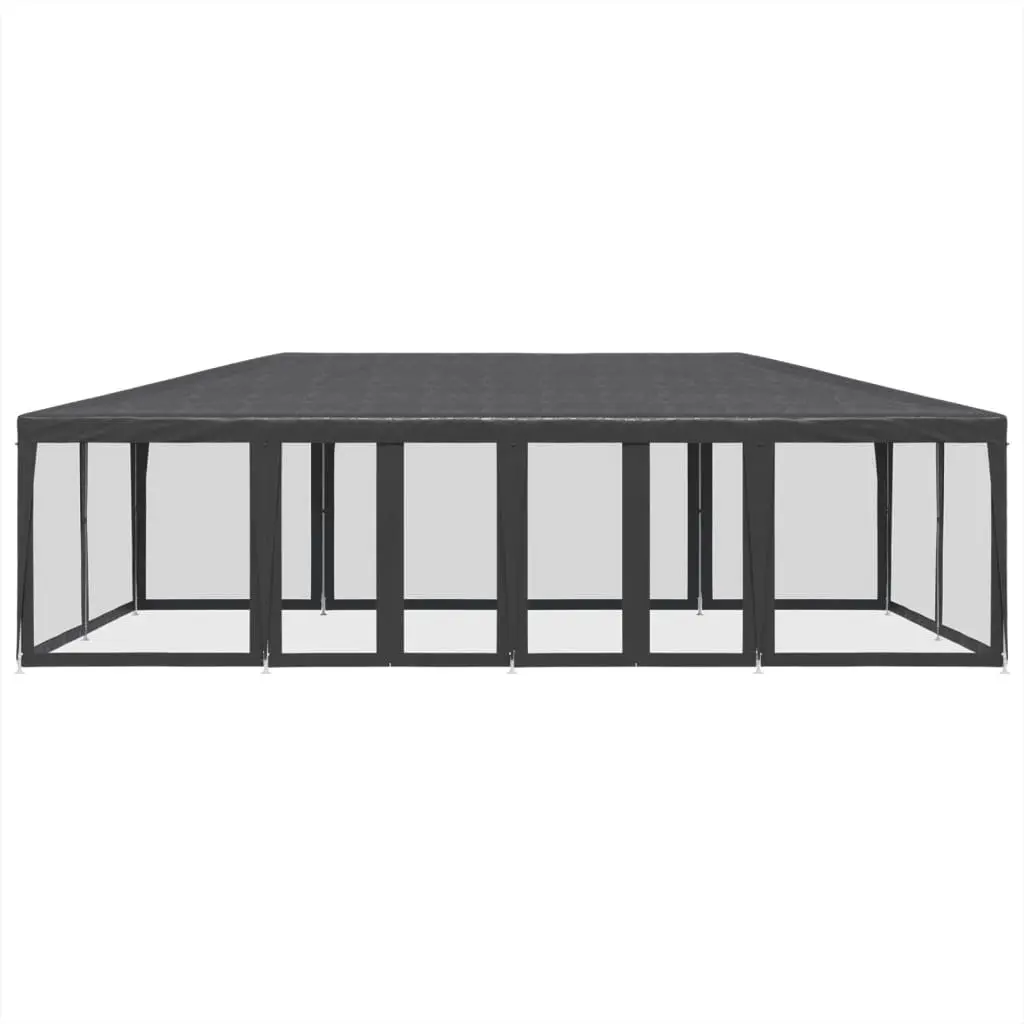 8x4m Outdoor Gazebo with Mesh Walls