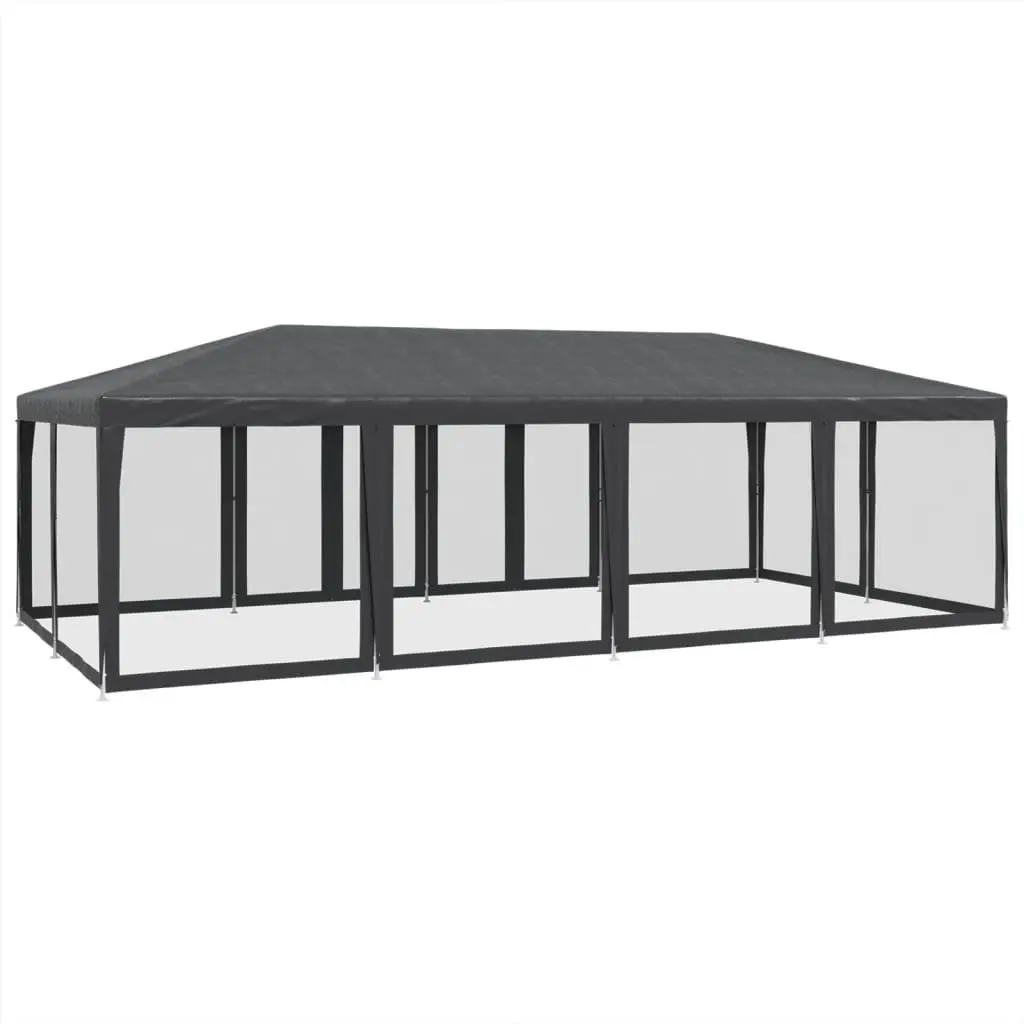 8x4m Outdoor Gazebo with Mesh Walls