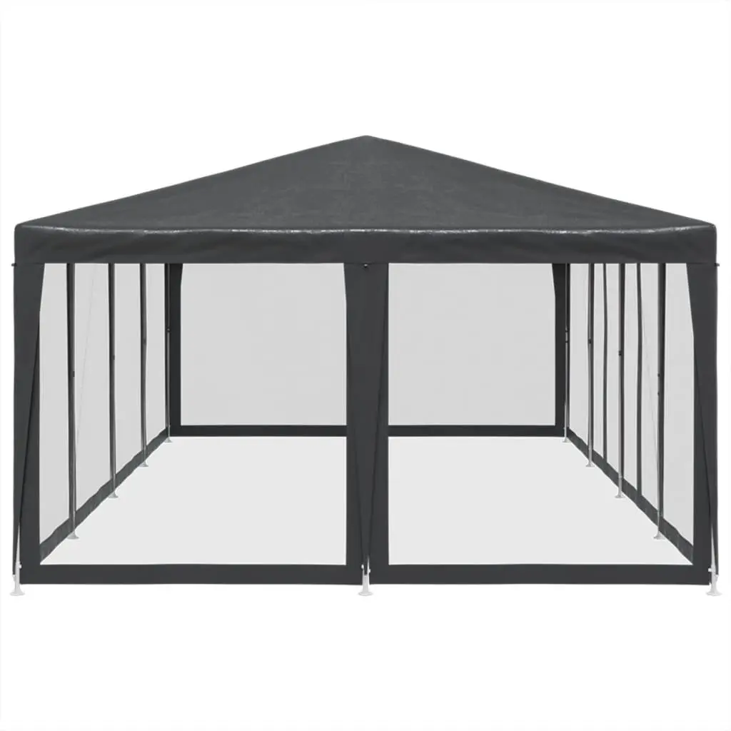 8x4m Outdoor Gazebo with Mesh Walls
