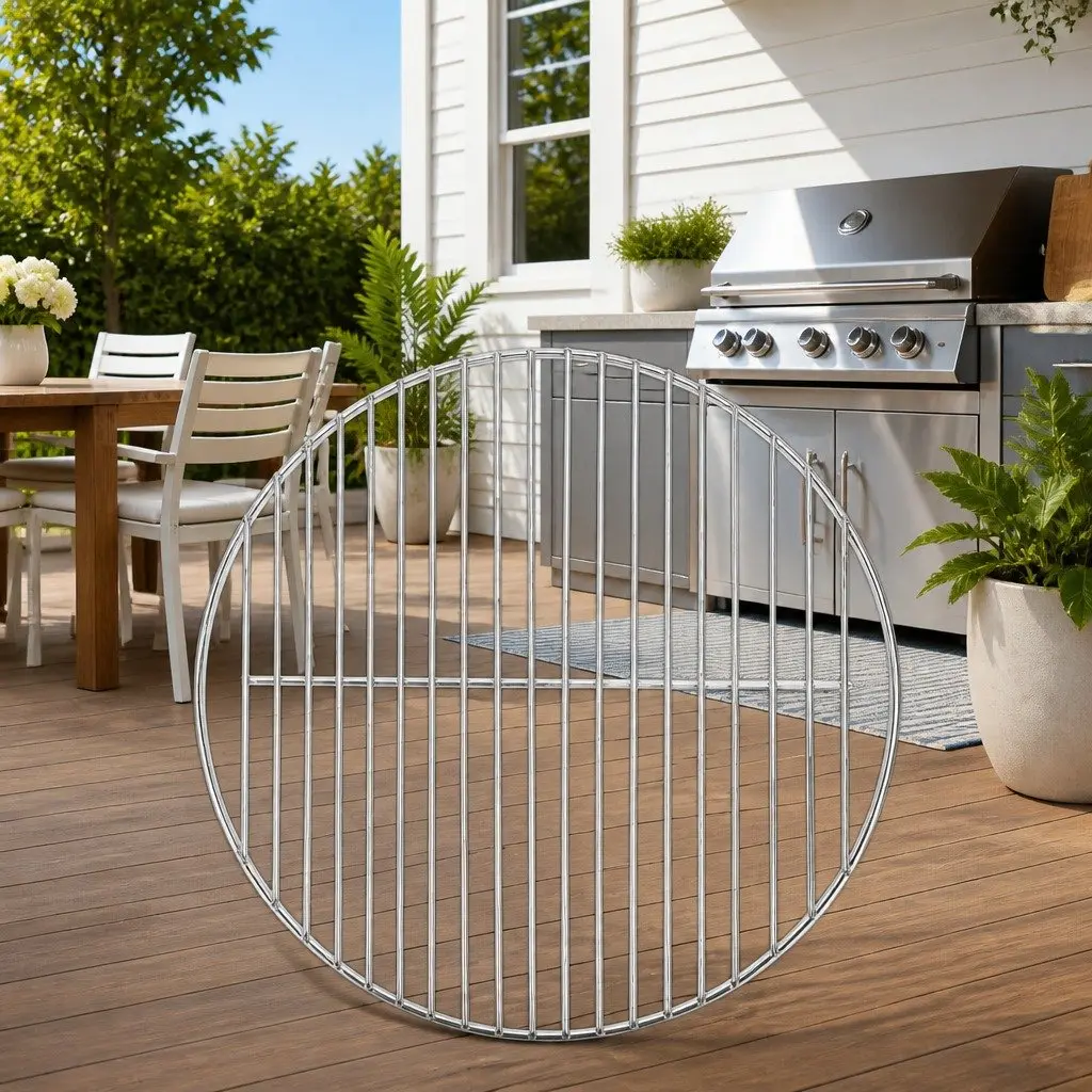 Round BBQ Grill Grate for Charcoal Kettle Grill Ø40 cm