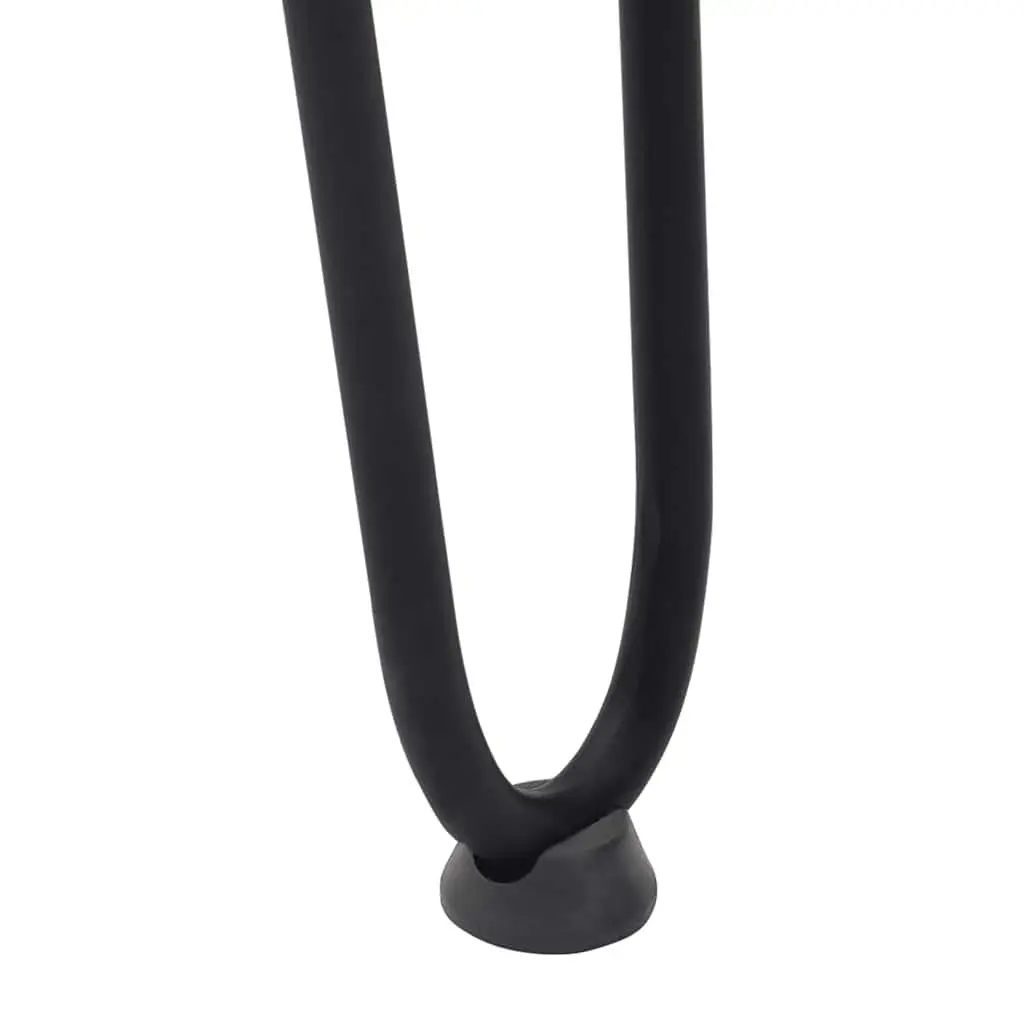 Hairpin Table Legs for Console Coffee Tables 72cm Black Steel 4pcs