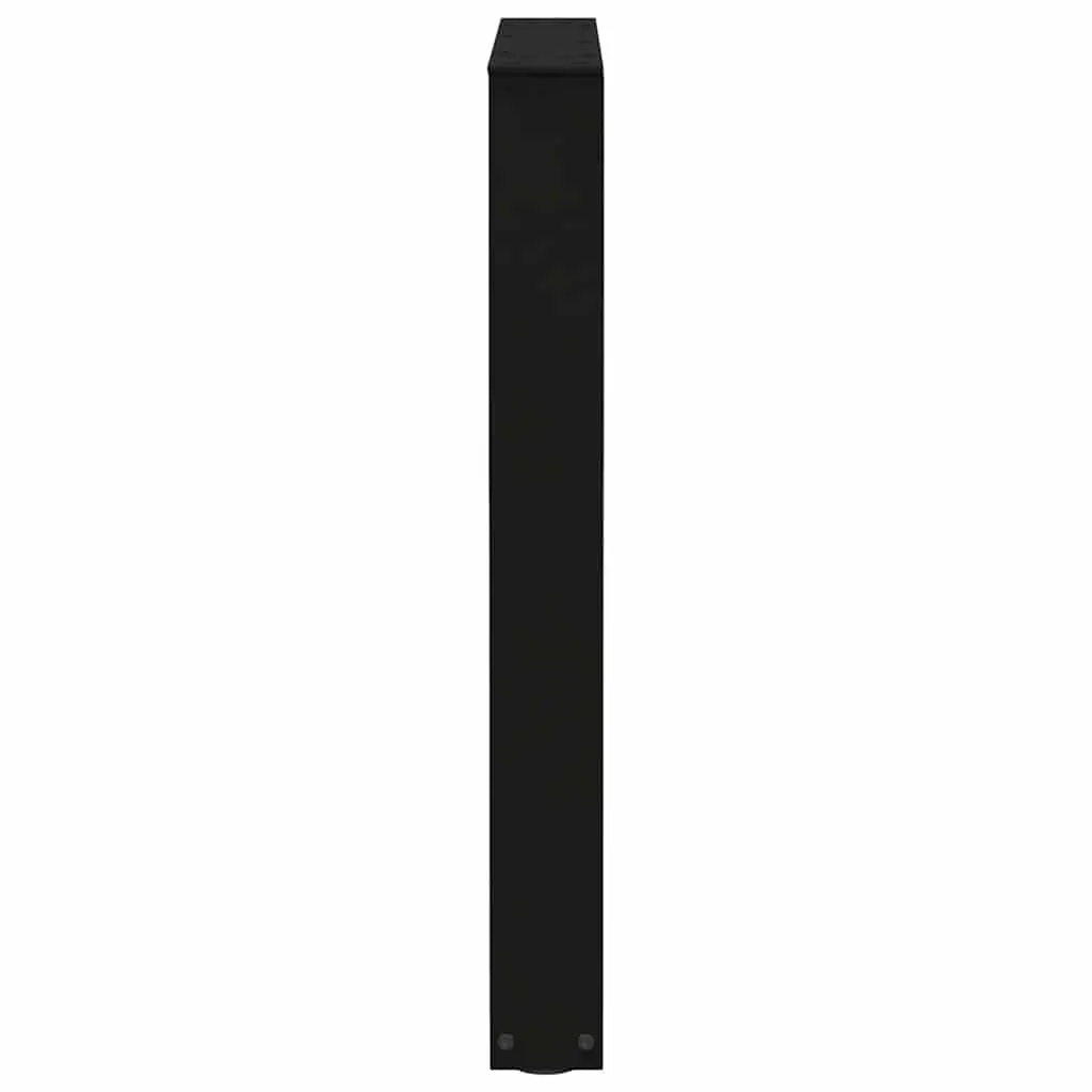 V-Shape Dining Table Legs Steel Pair Black 60x72-73.3cm Modern Design Adjustable