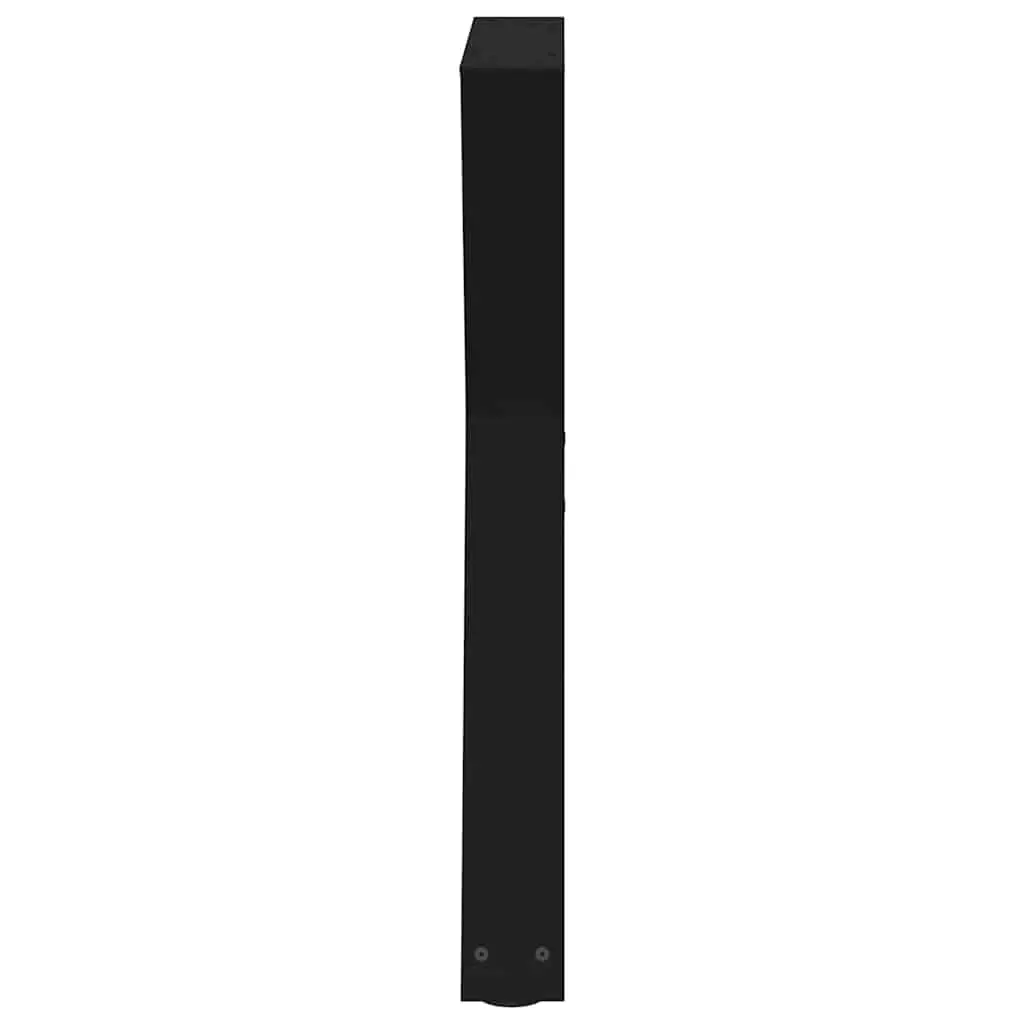 Black Steel Dining Table Legs with Adjustable Levellers