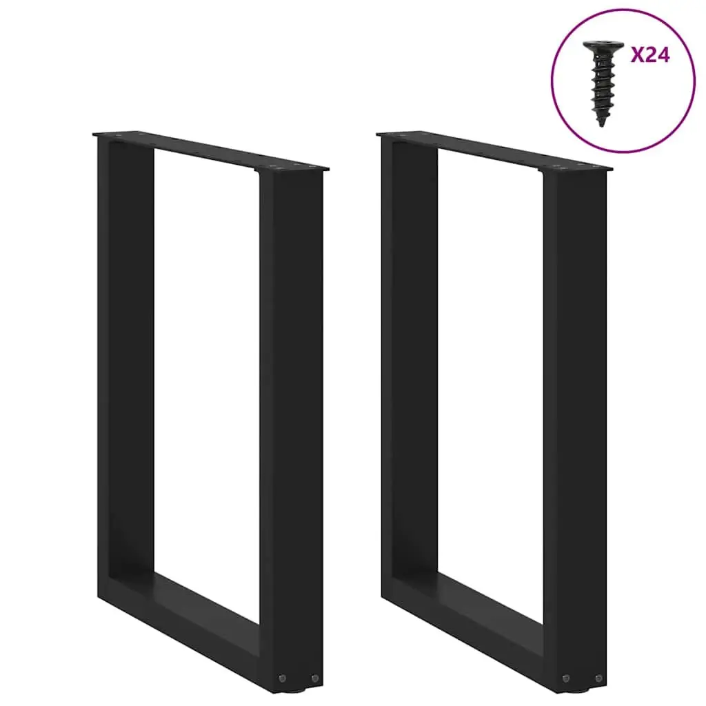 Black Adjustable Dining Table Legs