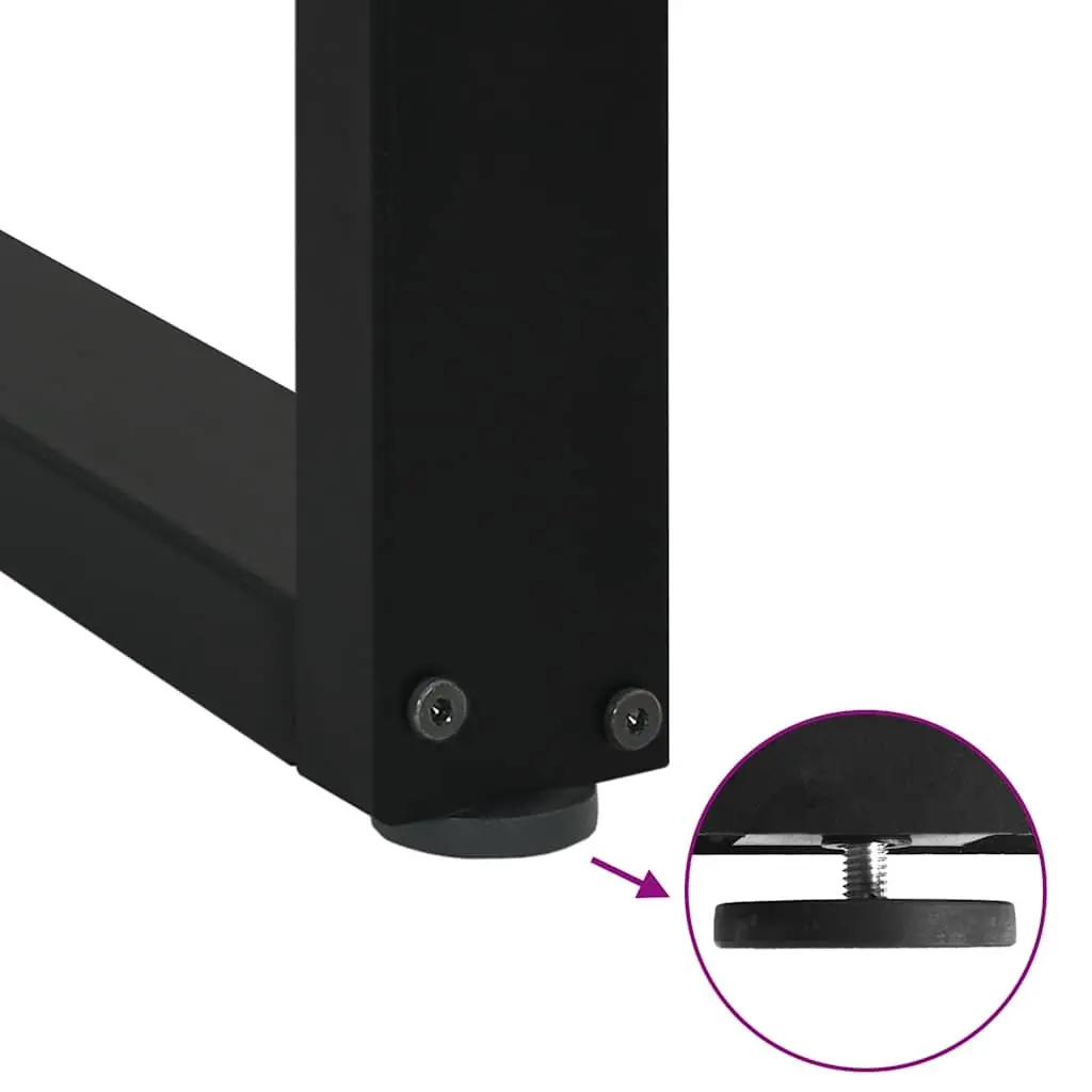Black Adjustable Dining Table Legs