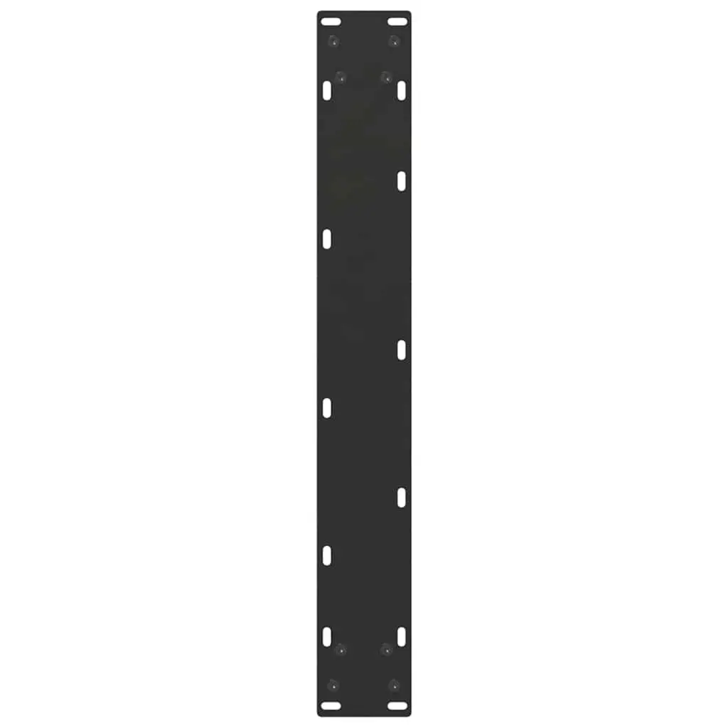 Dining Table Legs U-Shaped for Home 70x72-73cm Black Steel Support