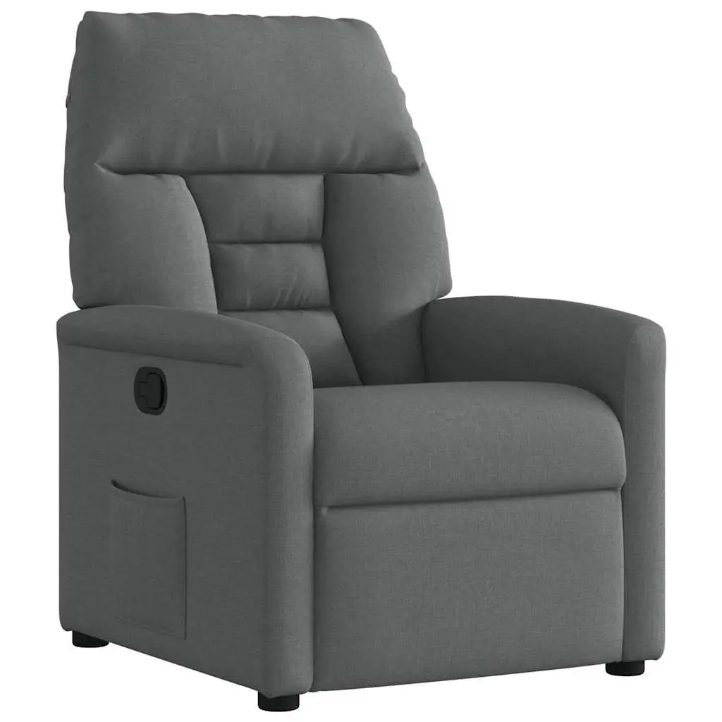 Grey Fabric Recliner Chair