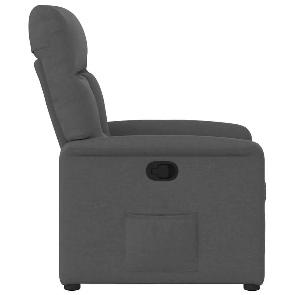 Grey Fabric Recliner Chair