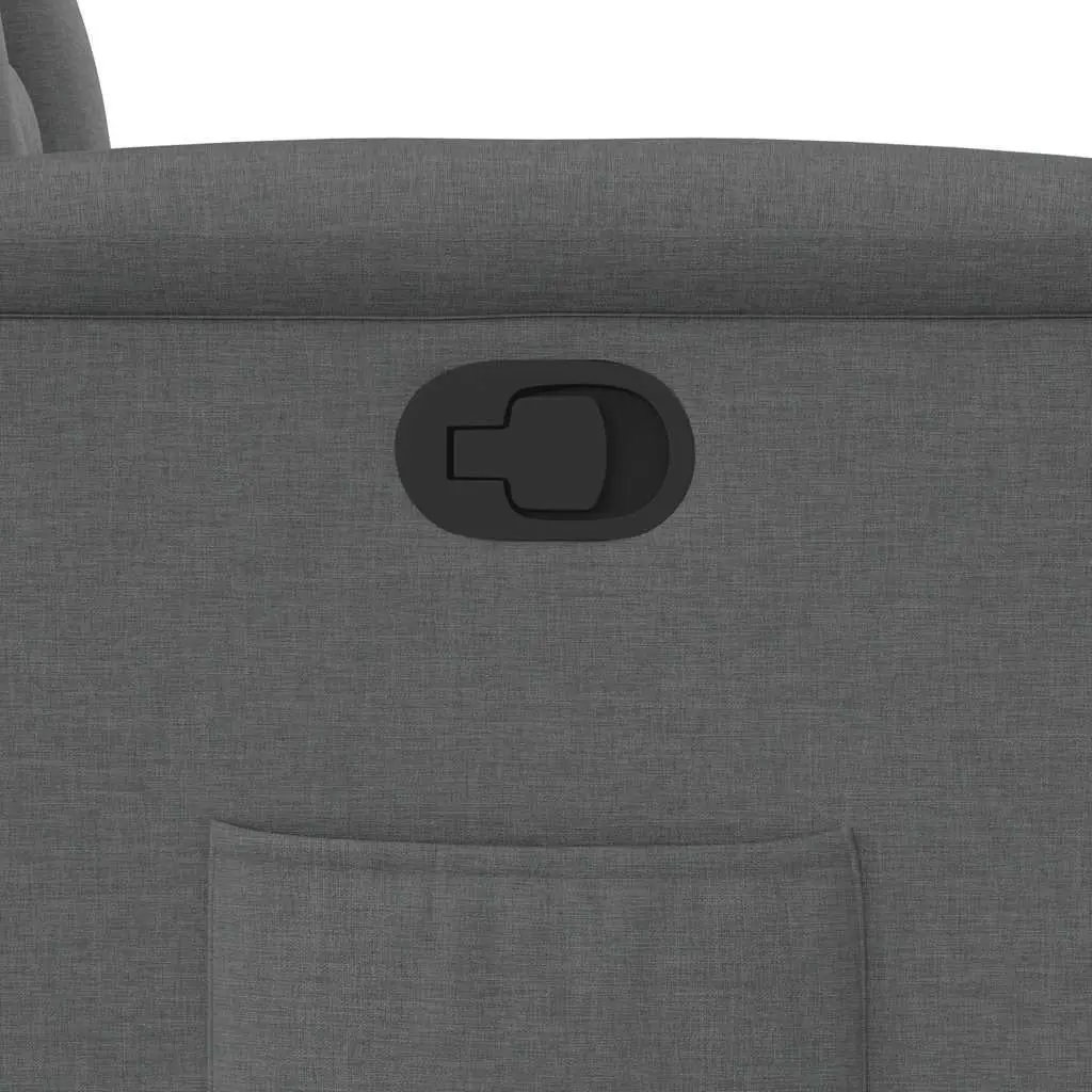 Grey Fabric Recliner Chair