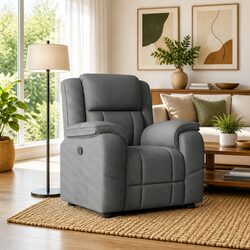 Specifications of Dark Grey Manual Reclining Armchair