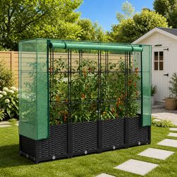 Specifications of Raised Garden Bed with Greenhouse Cover