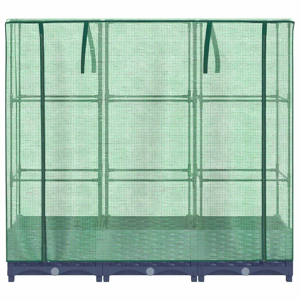 Raised Garden Bed Greenhouse Cover Polypropylene Frame Plant Growing Outdoor