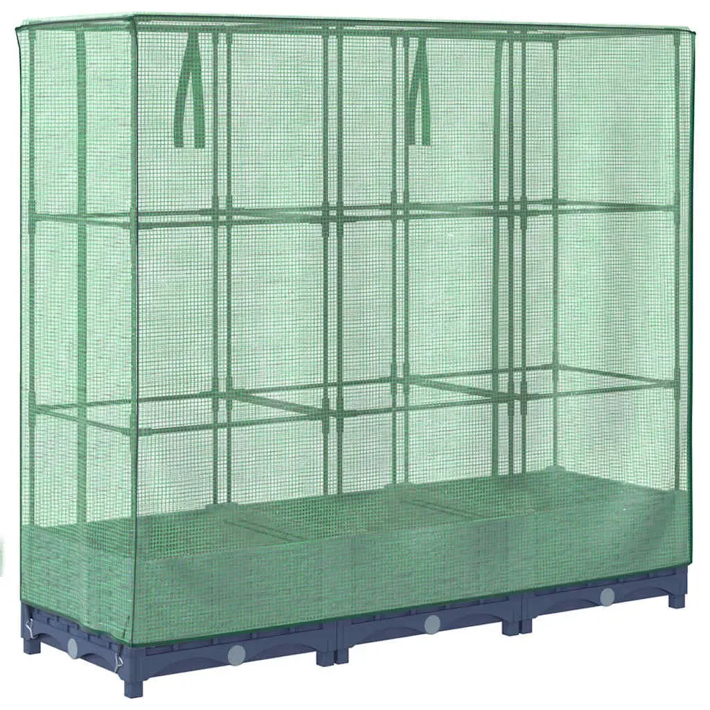 Raised Garden Bed Greenhouse Cover Polypropylene Frame Plant Growing Outdoor