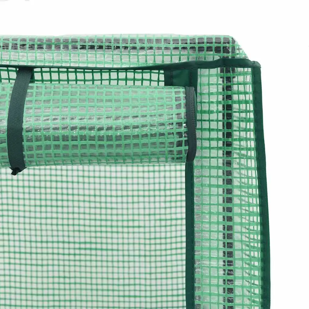 Raised Bed Greenhouse Cover Garden Planter Rattan Look 160x40x123cm Grey Growing