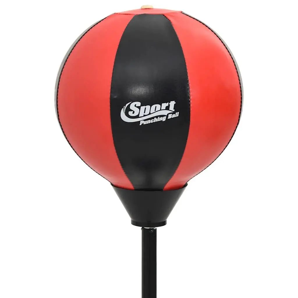 Punching Ball Set with Boxing Gloves Air Pump Adjustable Height 81-122cm