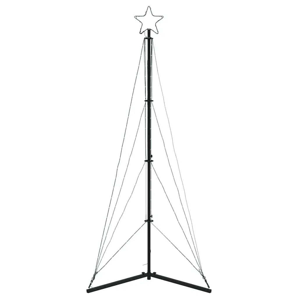 LED Christmas Tree Indoor Outdoor 182cm 363 Cold White Lights 8 Effects