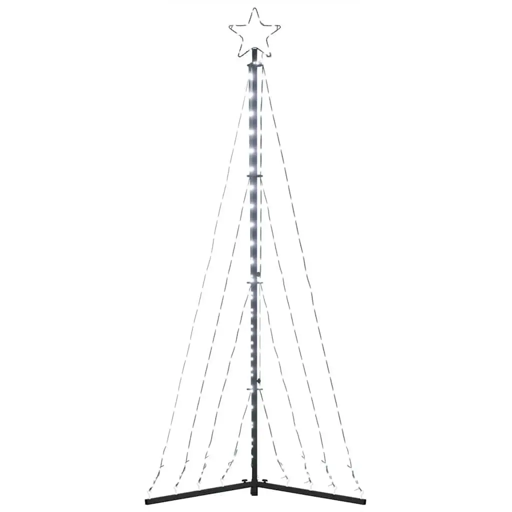 LED Christmas Tree Indoor Outdoor 187cm 339 Cold White Lights 8 Effects