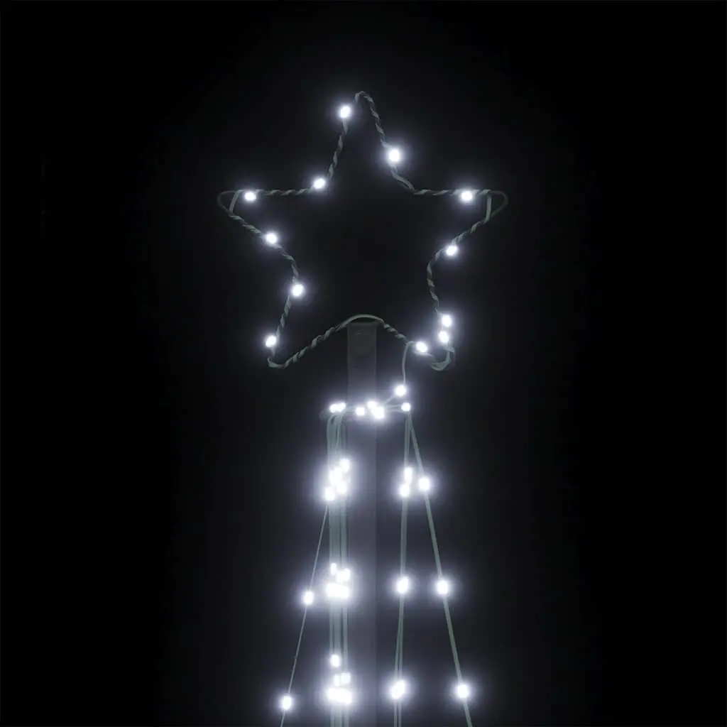 LED Christmas Tree Indoor Outdoor 187cm 339 Cold White Lights 8 Effects