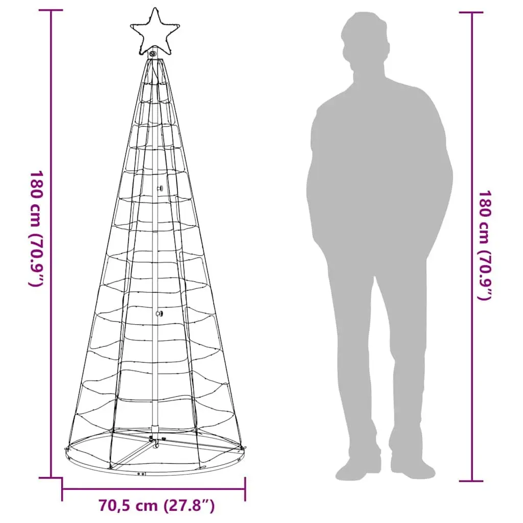 180cm LED Christmas Tree with 200 Lights