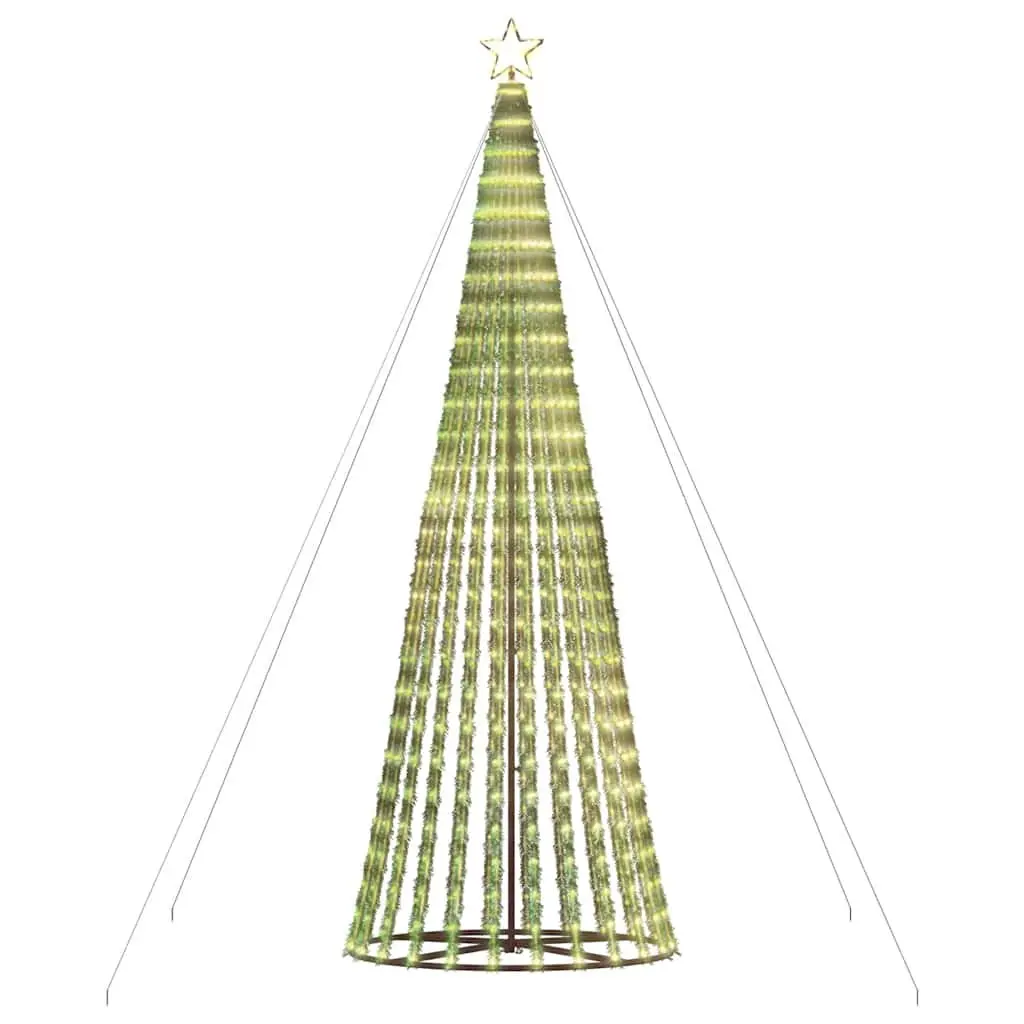 LED Christmas Tree Indoor Outdoor 400cm 1028 Warm White Lights 8 Effects