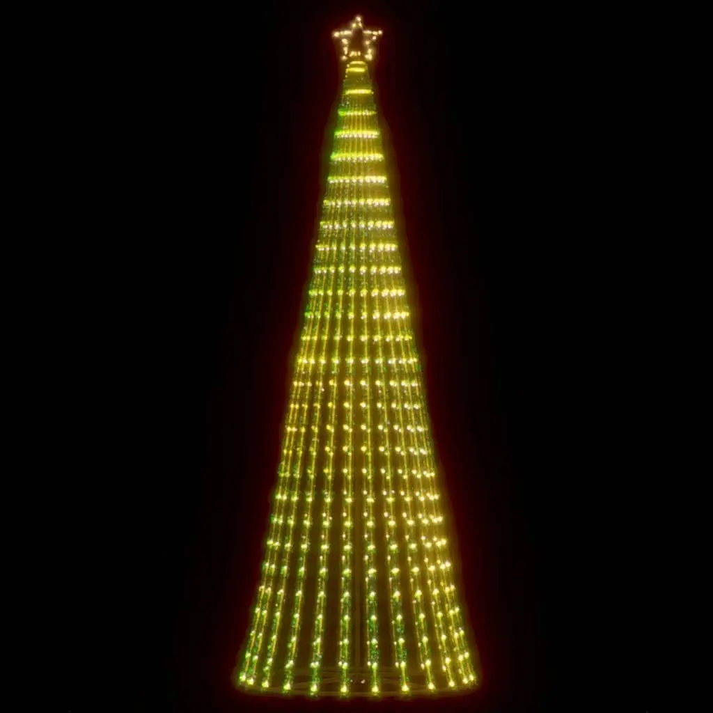 LED Christmas Tree Indoor Outdoor 300cm 570 Warm White Lights 8 Effects