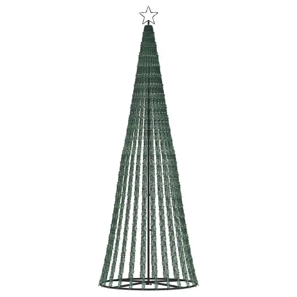 LED Christmas Tree Indoor Outdoor 300cm 570 Warm White Lights 8 Effects