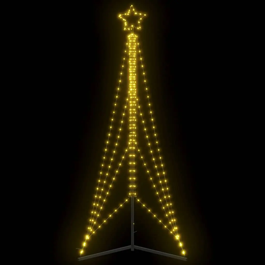 LED Christmas Tree Indoor Outdoor 240cm 483 Warm White Lights 8 Effects