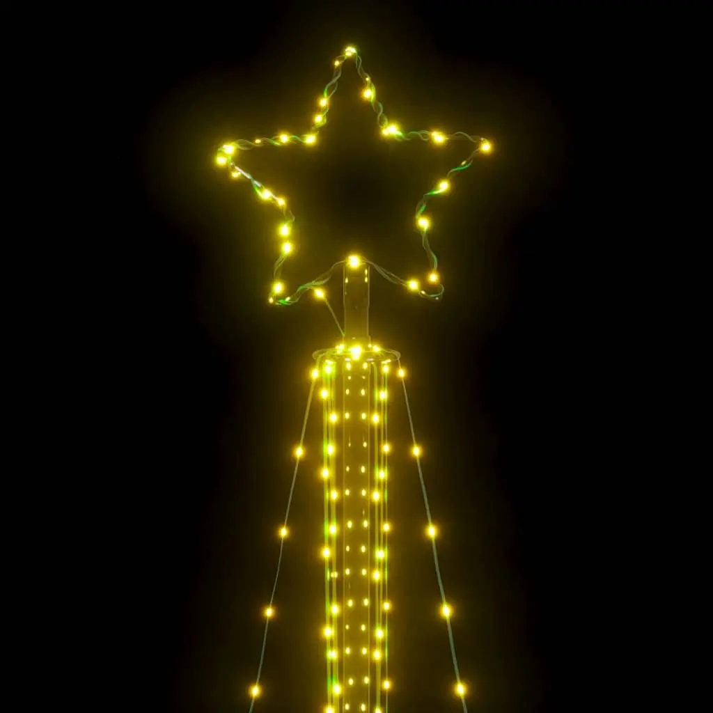 LED Christmas Tree Indoor Outdoor 240cm 483 Warm White Lights 8 Effects