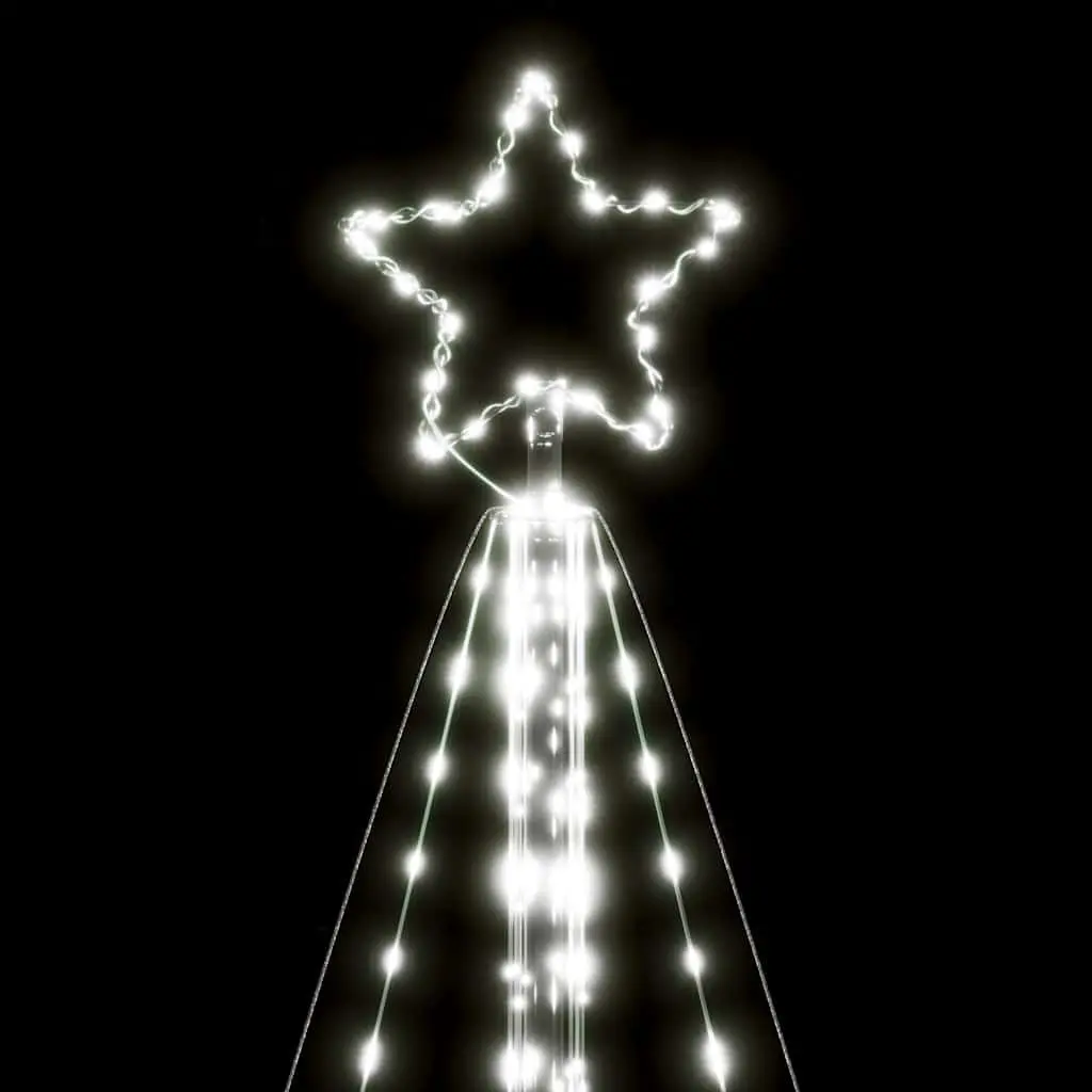 LED Christmas Tree Indoor Outdoor 4045 cm 615 Cold White Lights 8 Effects Holiday Decor