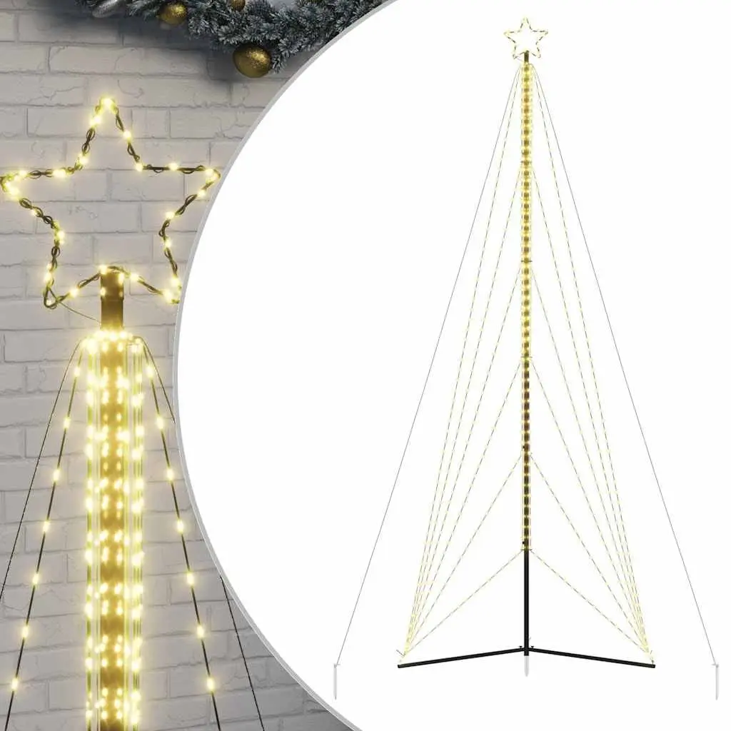 LED Christmas Tree 861 Lights Warm White 478cm Indoor Outdoor Holiday Decoration