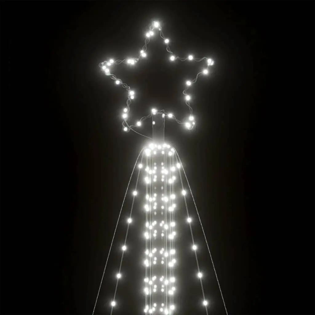 LED Christmas Tree 861 Cold White Lights 8 Effects Indoor Outdoor Decoration