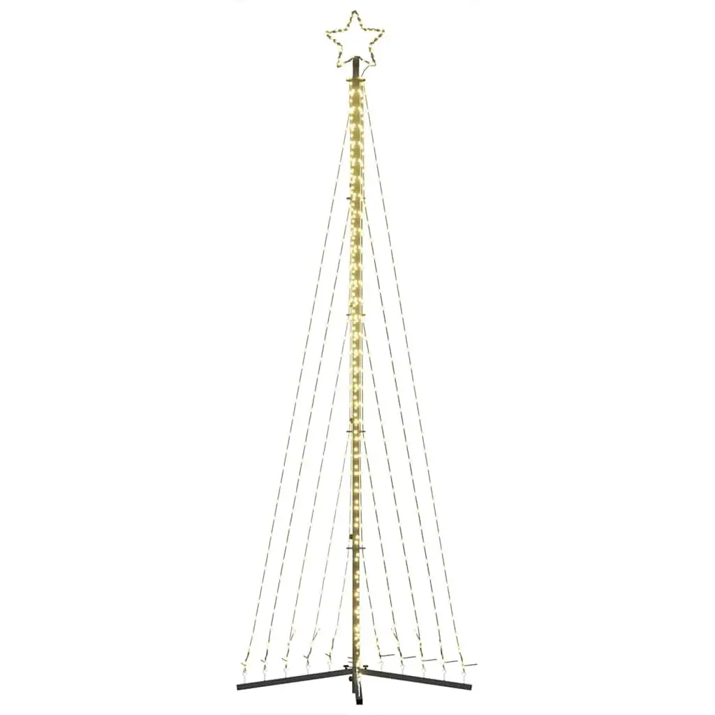 LED Christmas Tree Indoor Outdoor 302cm Warm White Lights