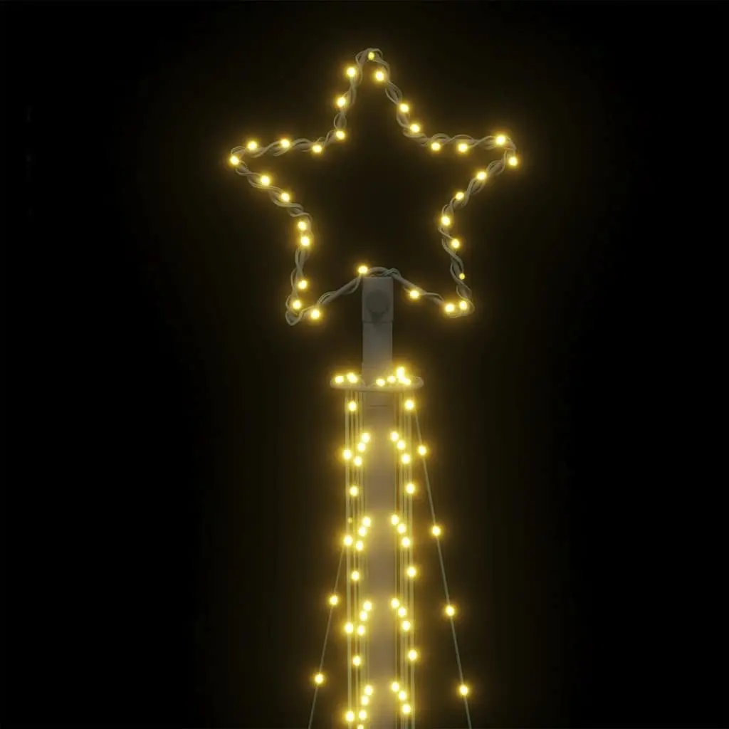 LED Christmas Tree Indoor Outdoor 302cm Warm White Lights