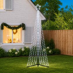 LED Christmas Tree: 302 cm, 495 Lights, 8 Modes