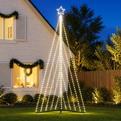 LED Christmas Tree 404.5 cm, 570 Lights, 8 Modes