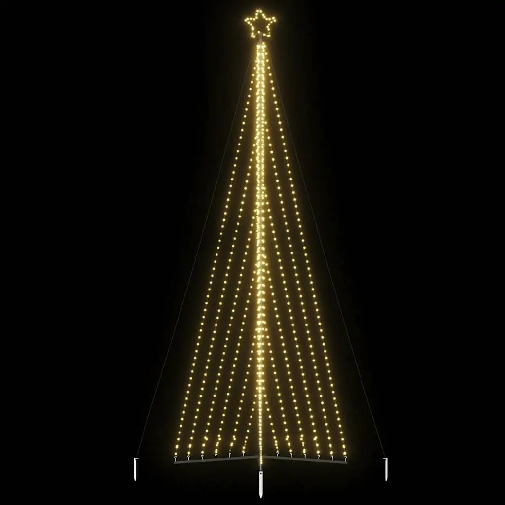 LED Christmas Tree Indoor Outdoor 478cm Warm White Lights 8 Effects