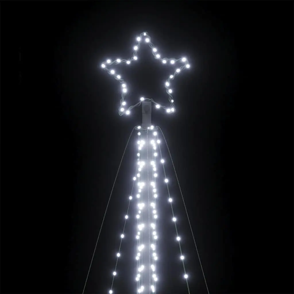 LED Christmas Tree Indoor Outdoor 478cm Cold White Holiday Decoration