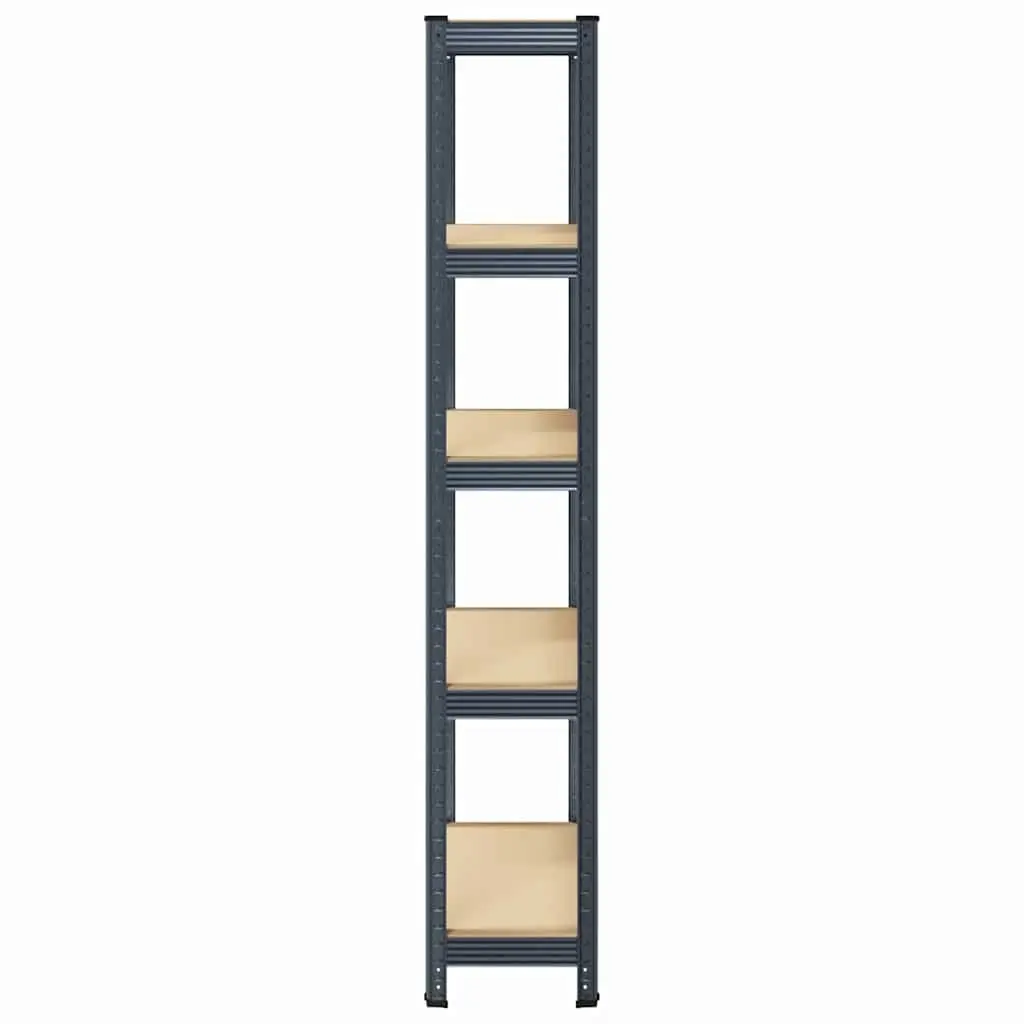 5-Layer Storage Shelf for Garage Anthracite Steel Frame Engineered Wood