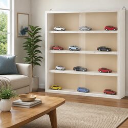 Specifications for Wooden Wall-Mounted Display Cabinet 4 Shelves