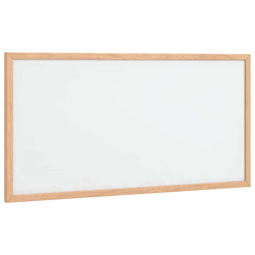 Magnetic Whiteboard Dry Erase Board Pine Wood Frame 60x30cm Office Home Display