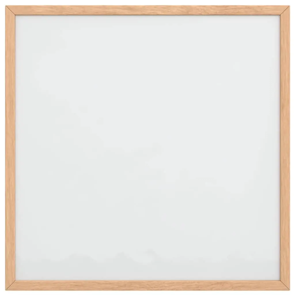 Magnetic Whiteboard Dry Erase Board for Office Home 40x40cm Pine Wood Frame