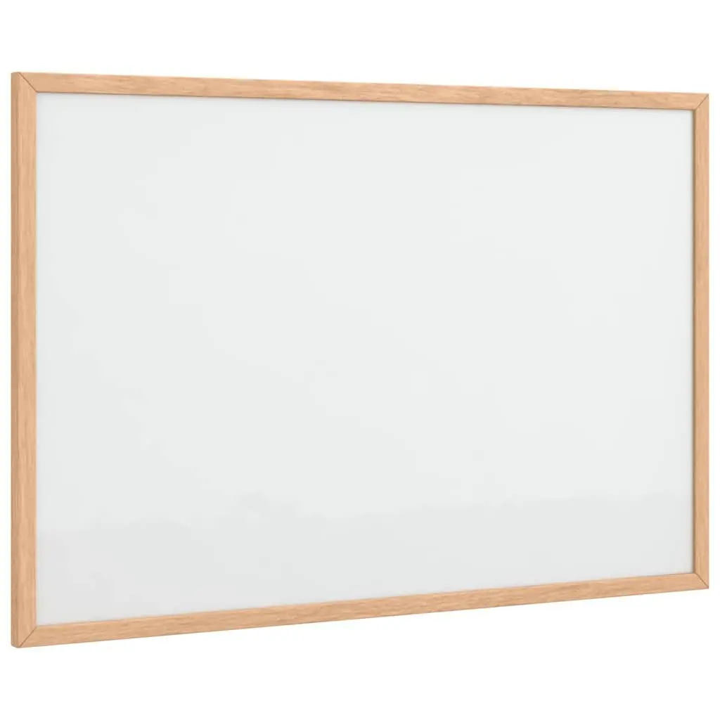 Magnetic Whiteboard Dry Erase Board with Solid Pine Wood Frame 60x40cm Display