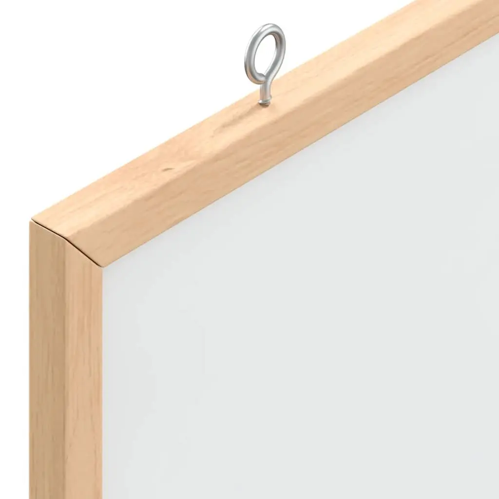 Magnetic Whiteboard for Home Office 60x55 cm Dry Erase Board with Solid Pine Wood Frame
