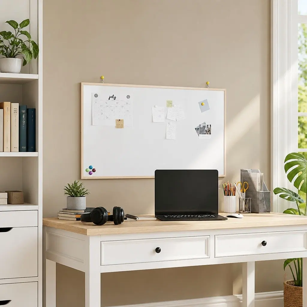 Magnetic Whiteboard Dry Erase Board 100x55cm