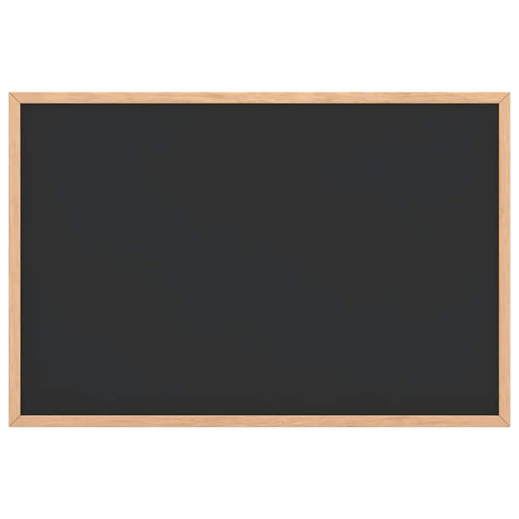 Chalkboard with Solid Pine Wood Frame 60x40 cm Bulletin Board Display Notes