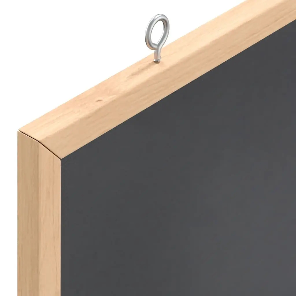 Chalkboard 80x55cm with Pine Frame and Two Eye Bolts