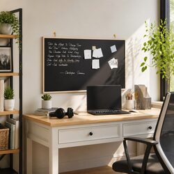 Chalkboard with Pine Frame Dimensions 100x55cm
