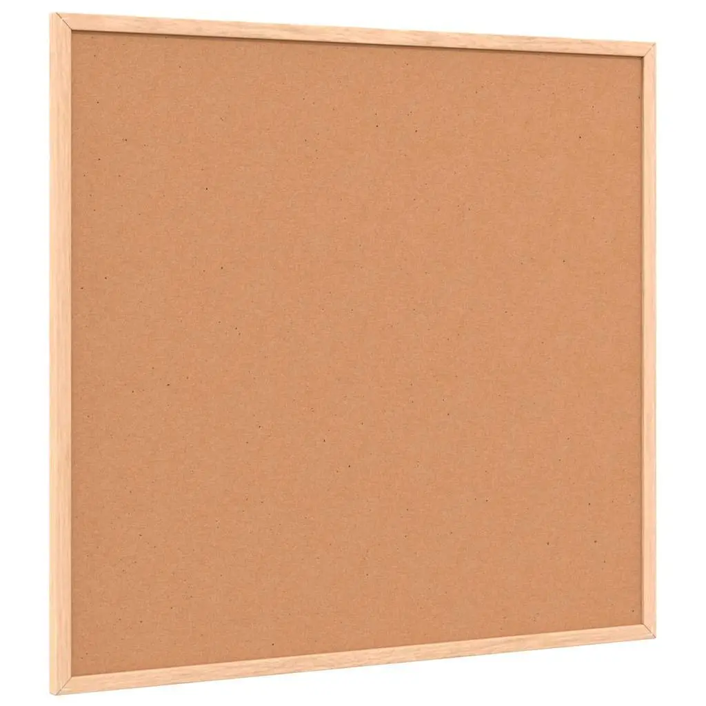Cork Board Bulletin Notice Pinboard Solid Pine Wood Frame 60x55cm Home Office